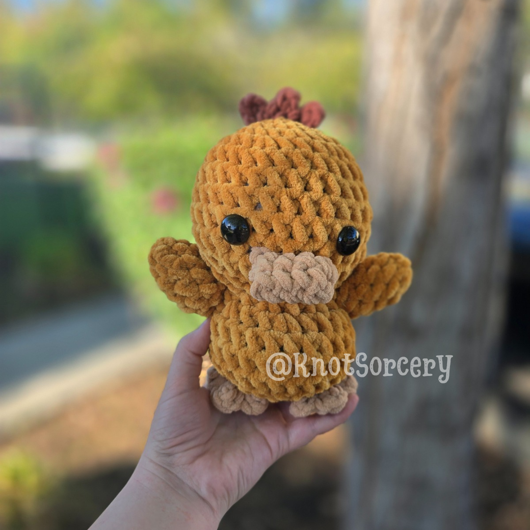 Pokémon Psyduck Inspired OoaK Crochet Companion