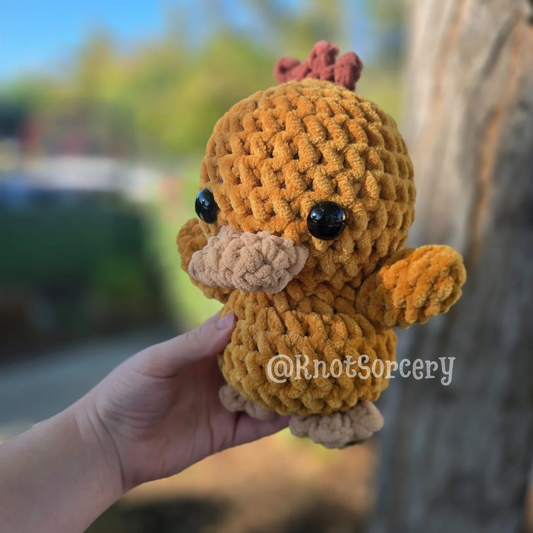 Pokémon Psyduck Inspired OoaK Crochet Companion