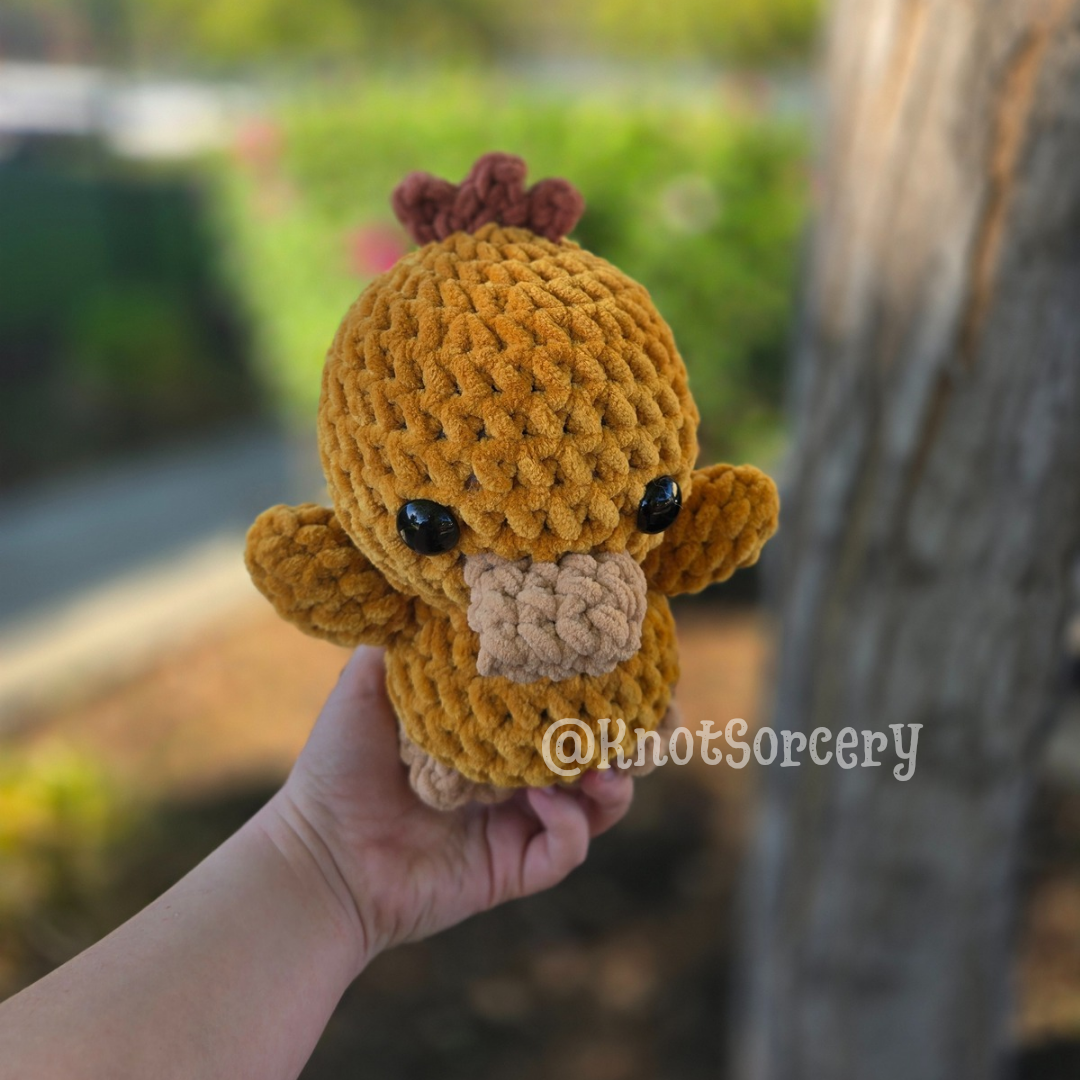 Pokémon Psyduck Inspired OoaK Crochet Companion