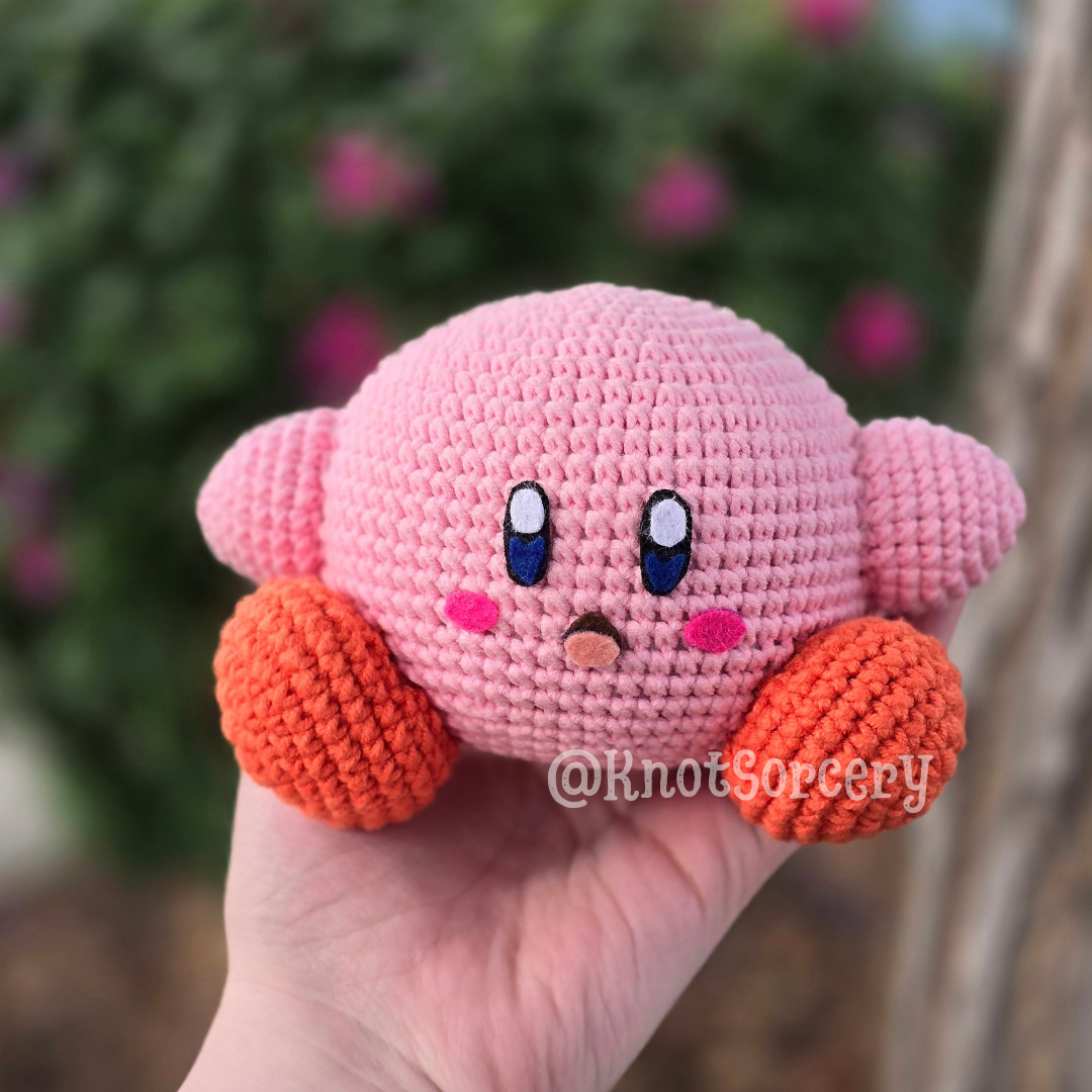 Kirby Crochet Doll