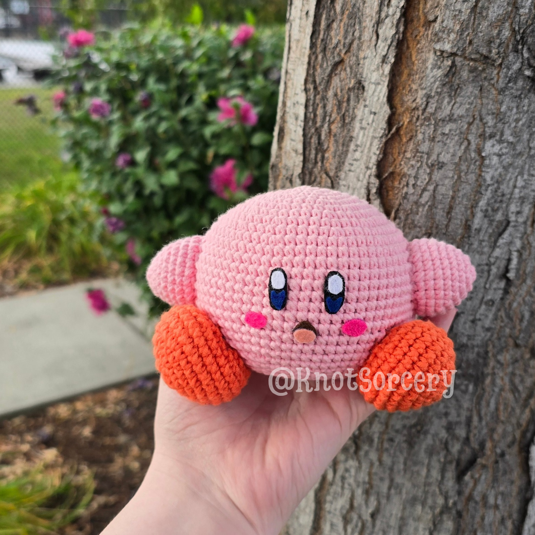 Kirby Crochet Doll