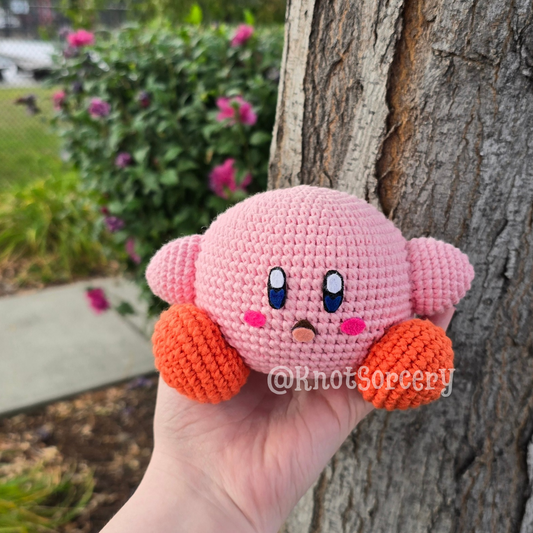 Kirby Crochet Doll