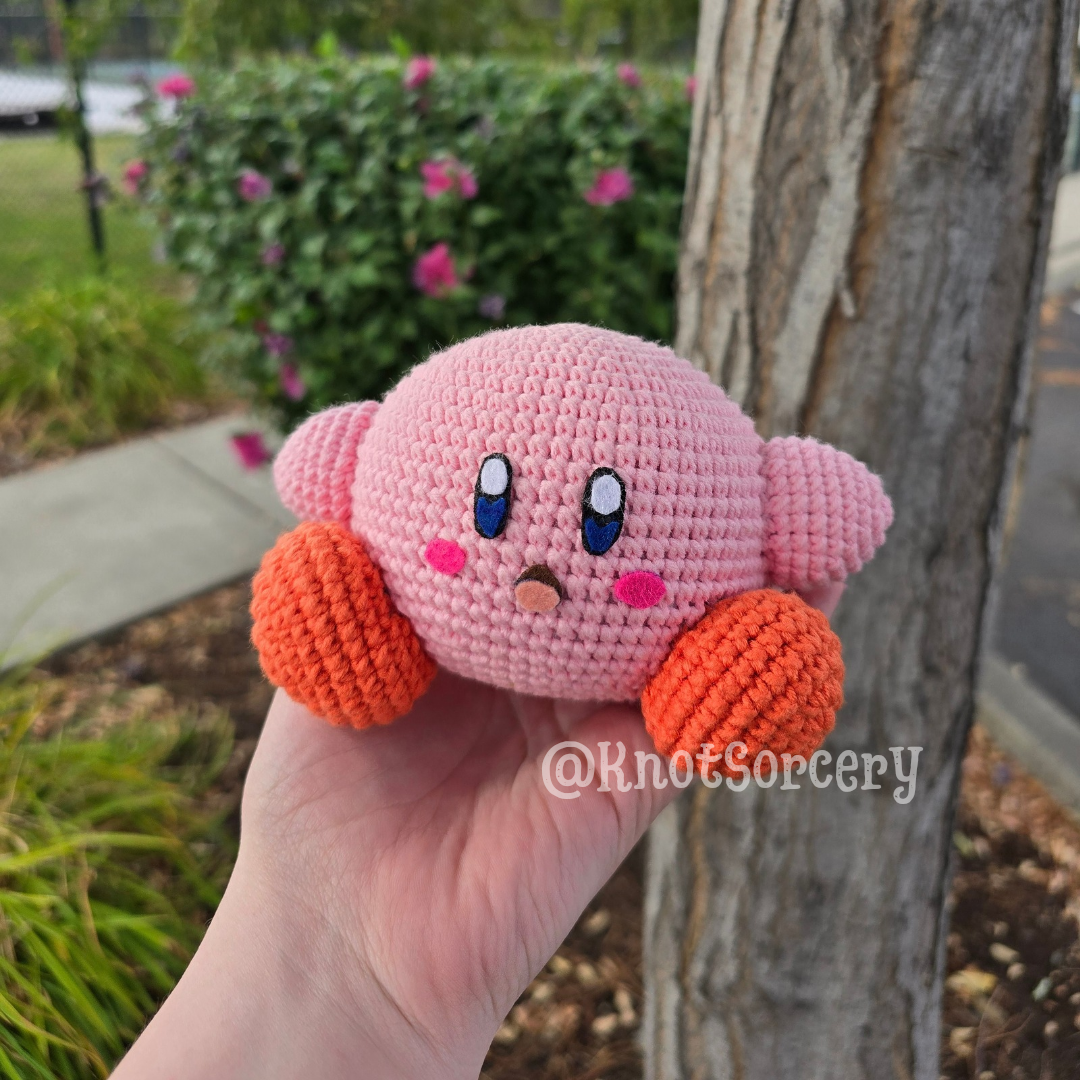 Kirby Crochet Doll