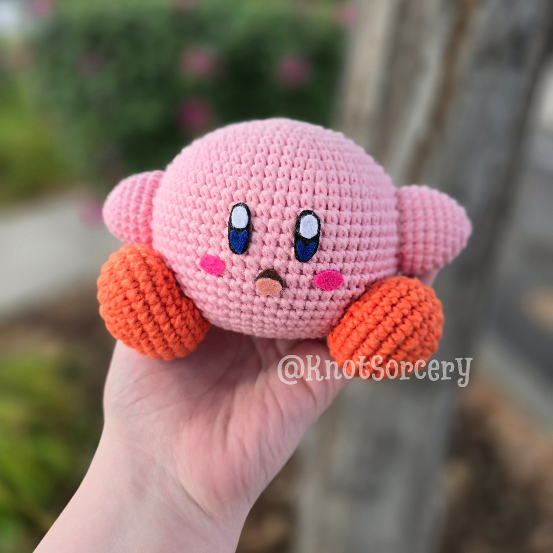 Kirby Crochet Doll