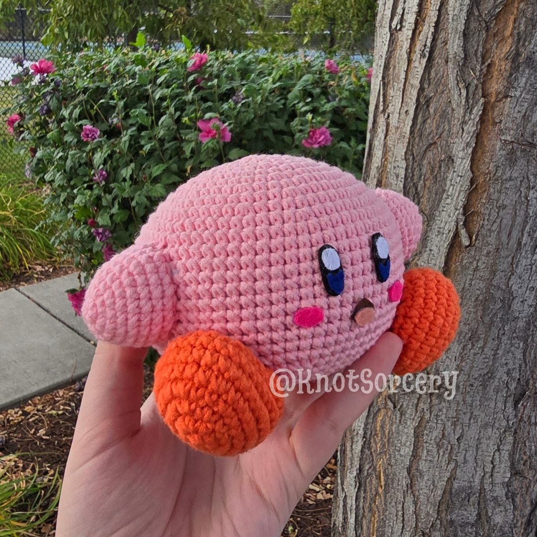 Kirby Crochet Doll