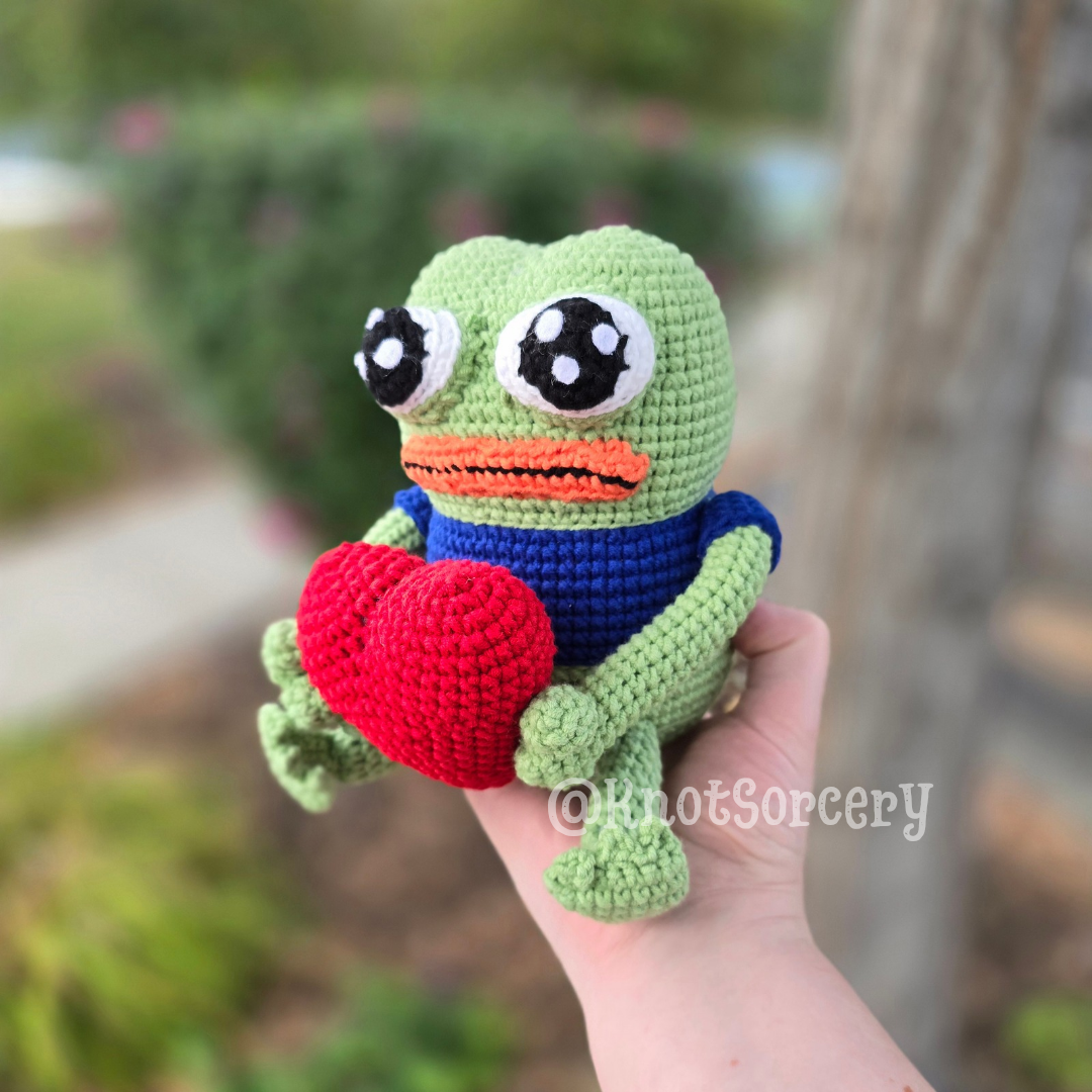 Pepe (Peepo) Crochet Handmade Doll