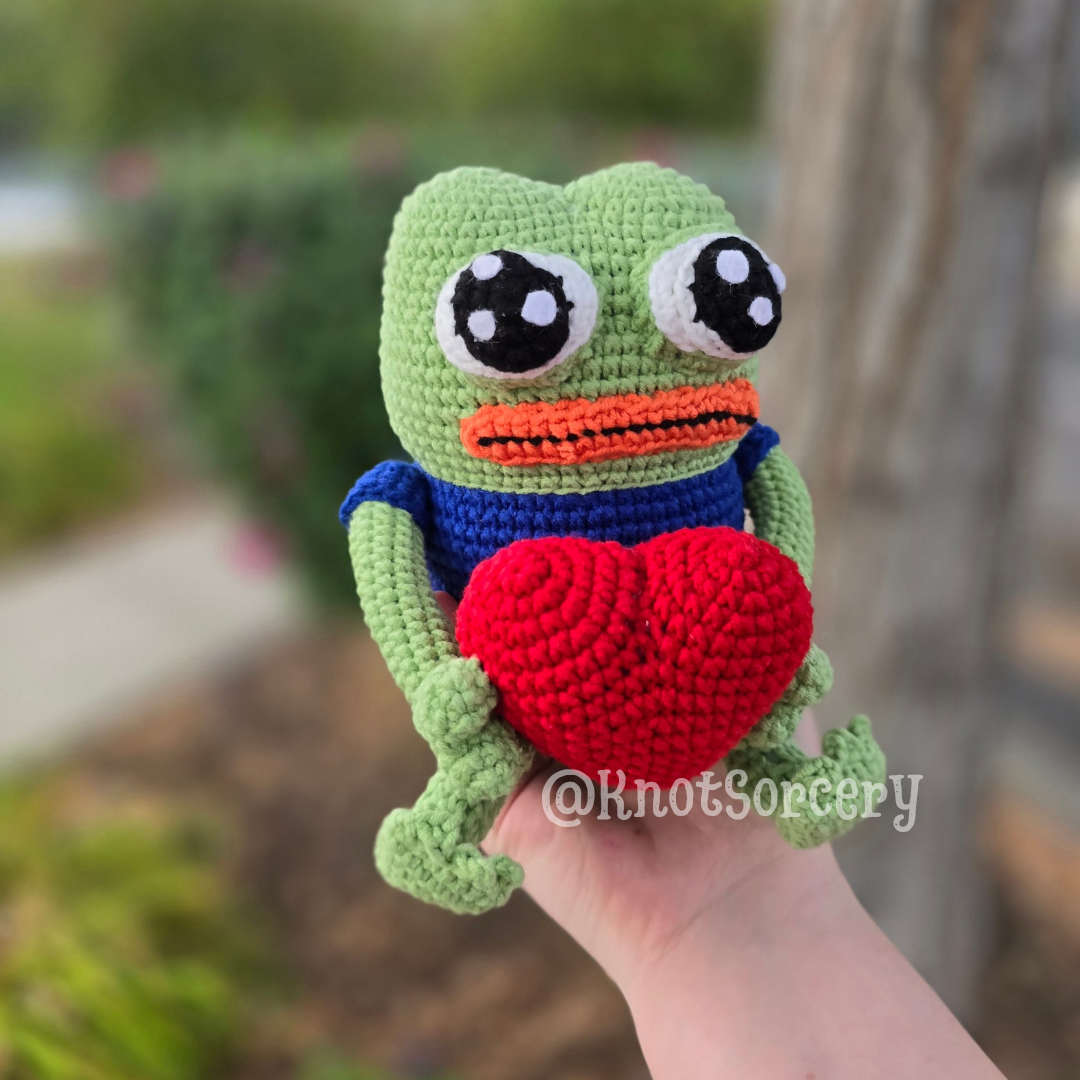 Pepe (Peepo) Crochet Handmade Doll