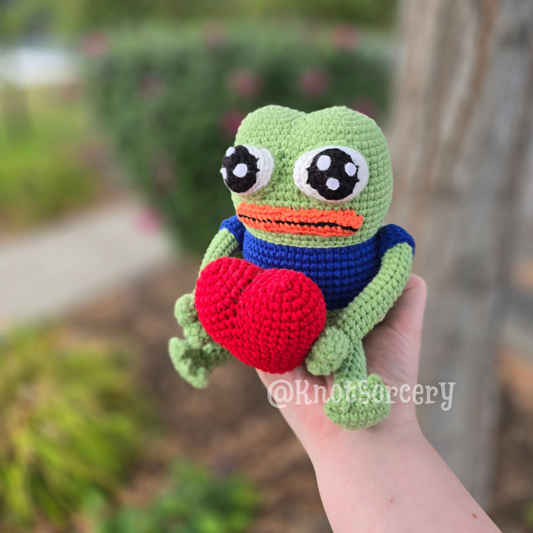 Pepe (Peepo) Crochet Handmade Doll