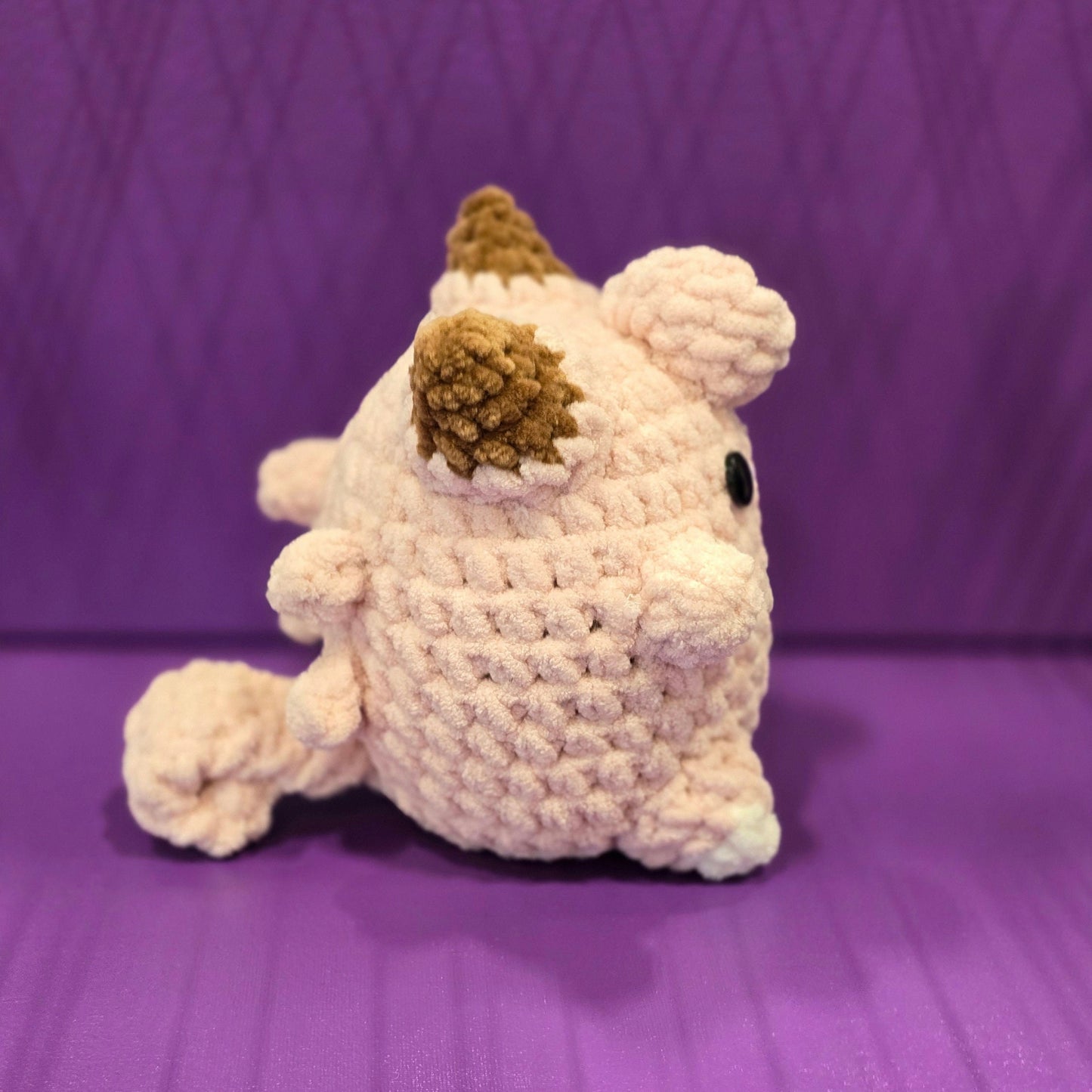 Pokémon Clefairy Inspired OoaK Crochet Companion