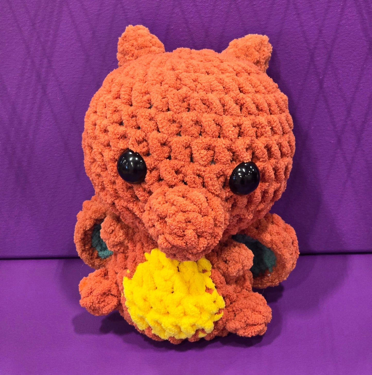 Pokémon Charizard Inspired OoaK Crochet Companion