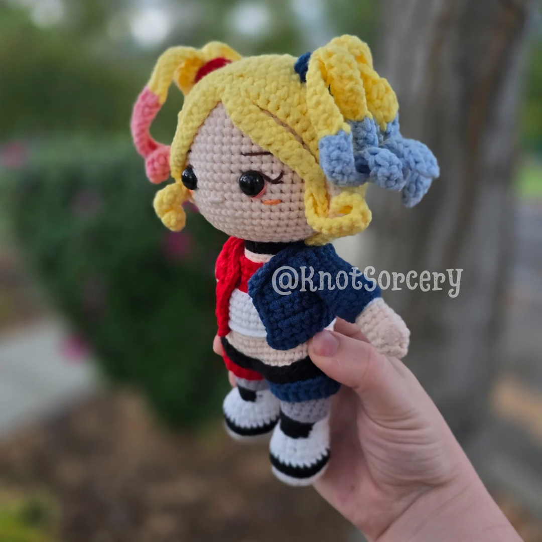 Anti-Hero Collection: Harley Quinn Handmade Crochet Doll