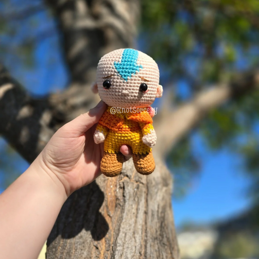 ATLA Collection: Aang Inspired OoaK Crochet Companion