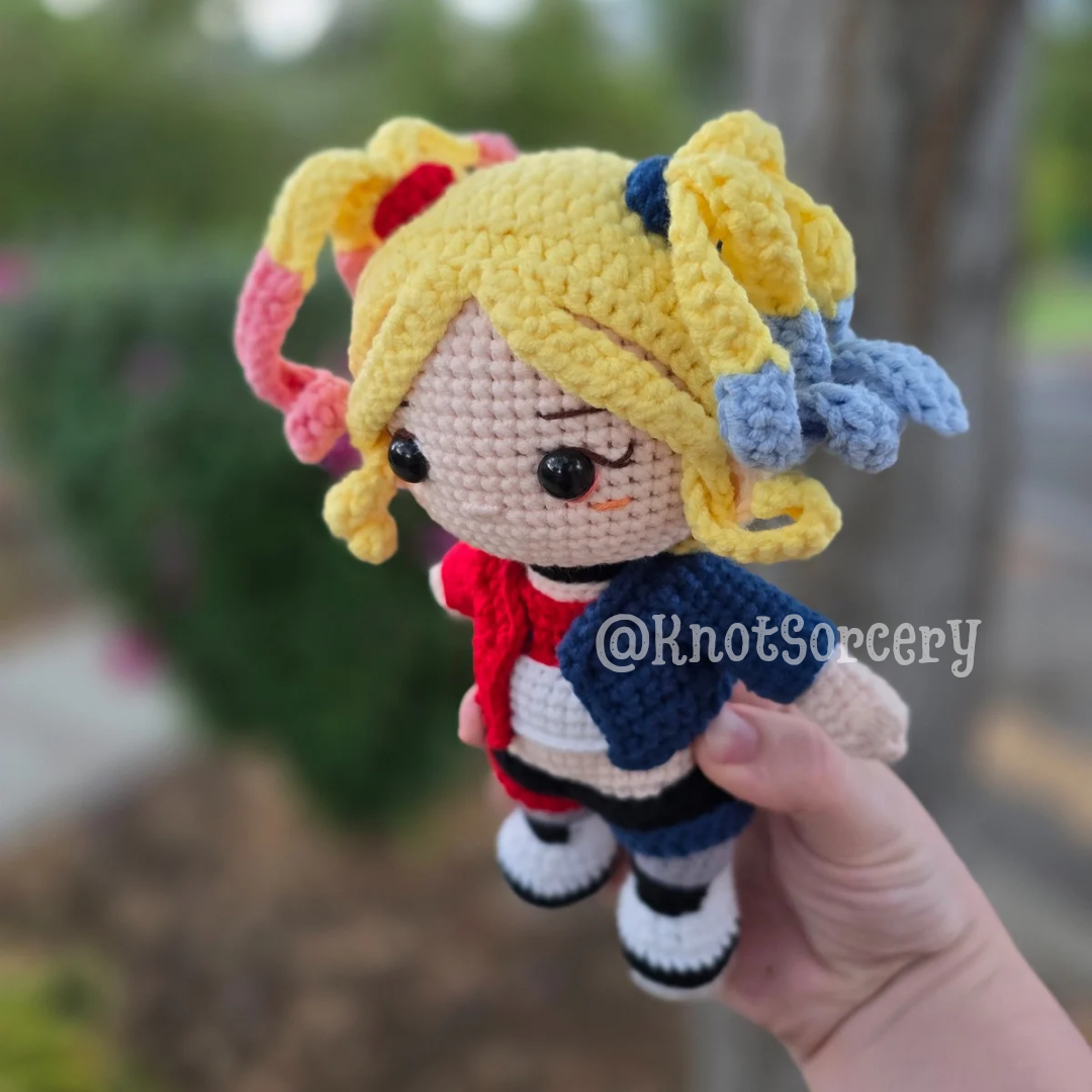 Anti-Hero Collection: Harley Quinn Handmade Crochet Doll