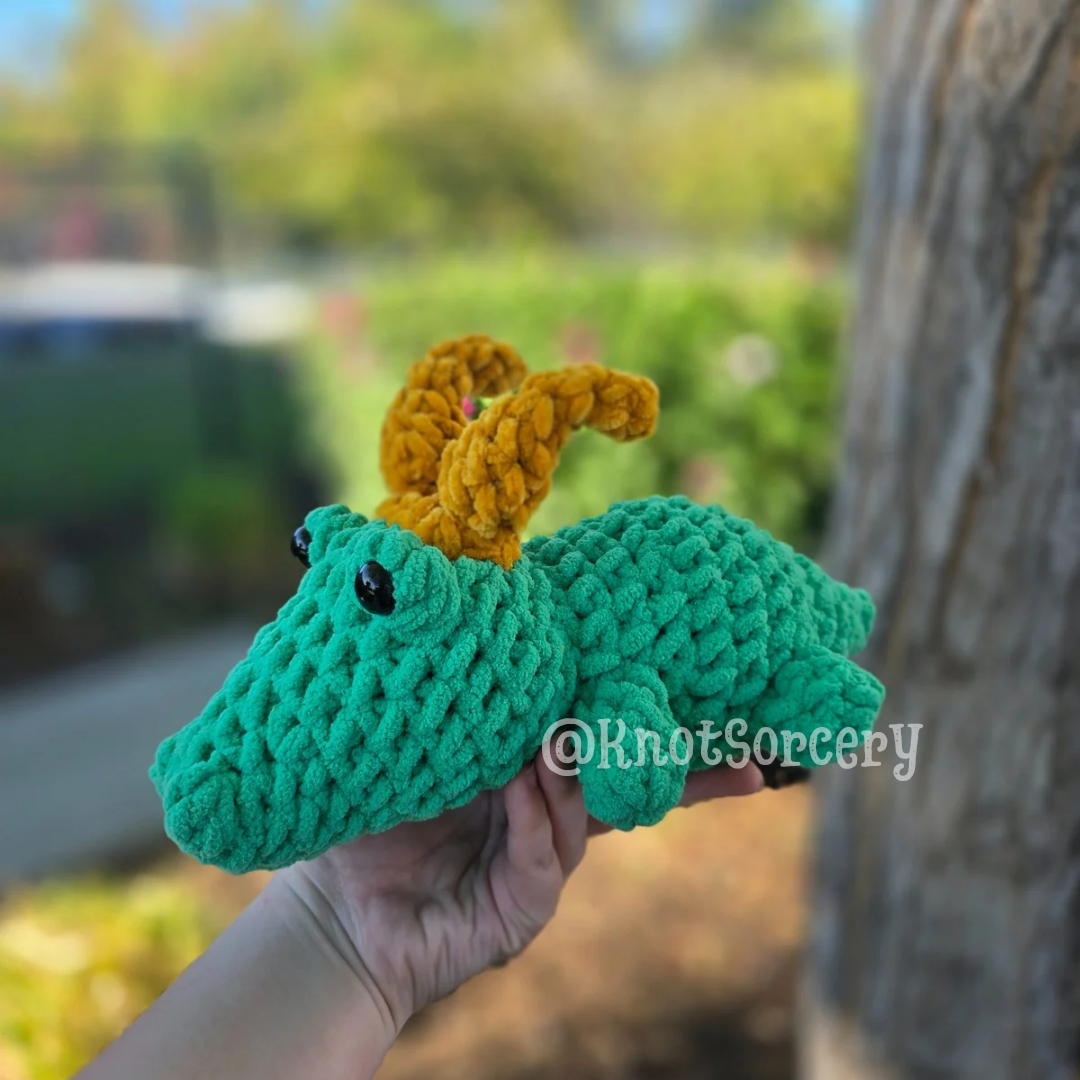 Anti-Hero Collection: Alligator Loki OoaK Crochet Companion