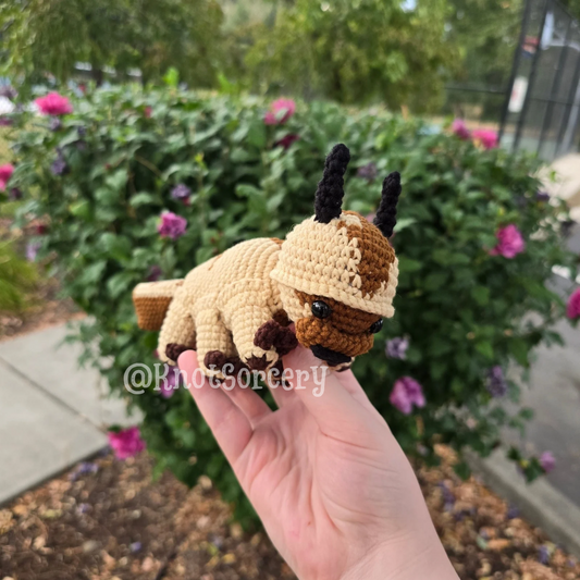 ATLA Collection: Appa Inspired OoaK Crochet Companion