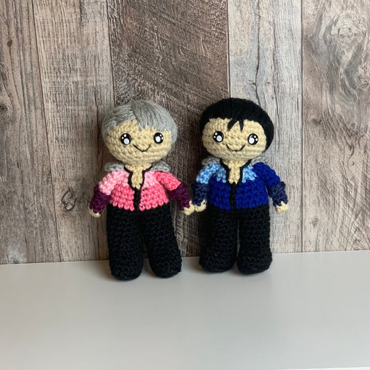 Yuri on Ice!! Inspired OoaK Crochet Companions