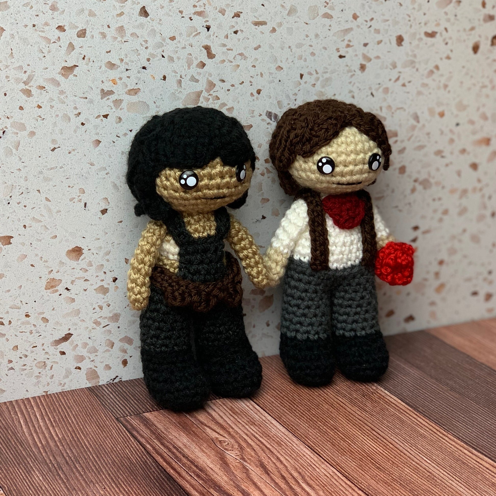 Orpheus and Eurydice from Hadestown OoaK Crochet Companions Knot Sorcery