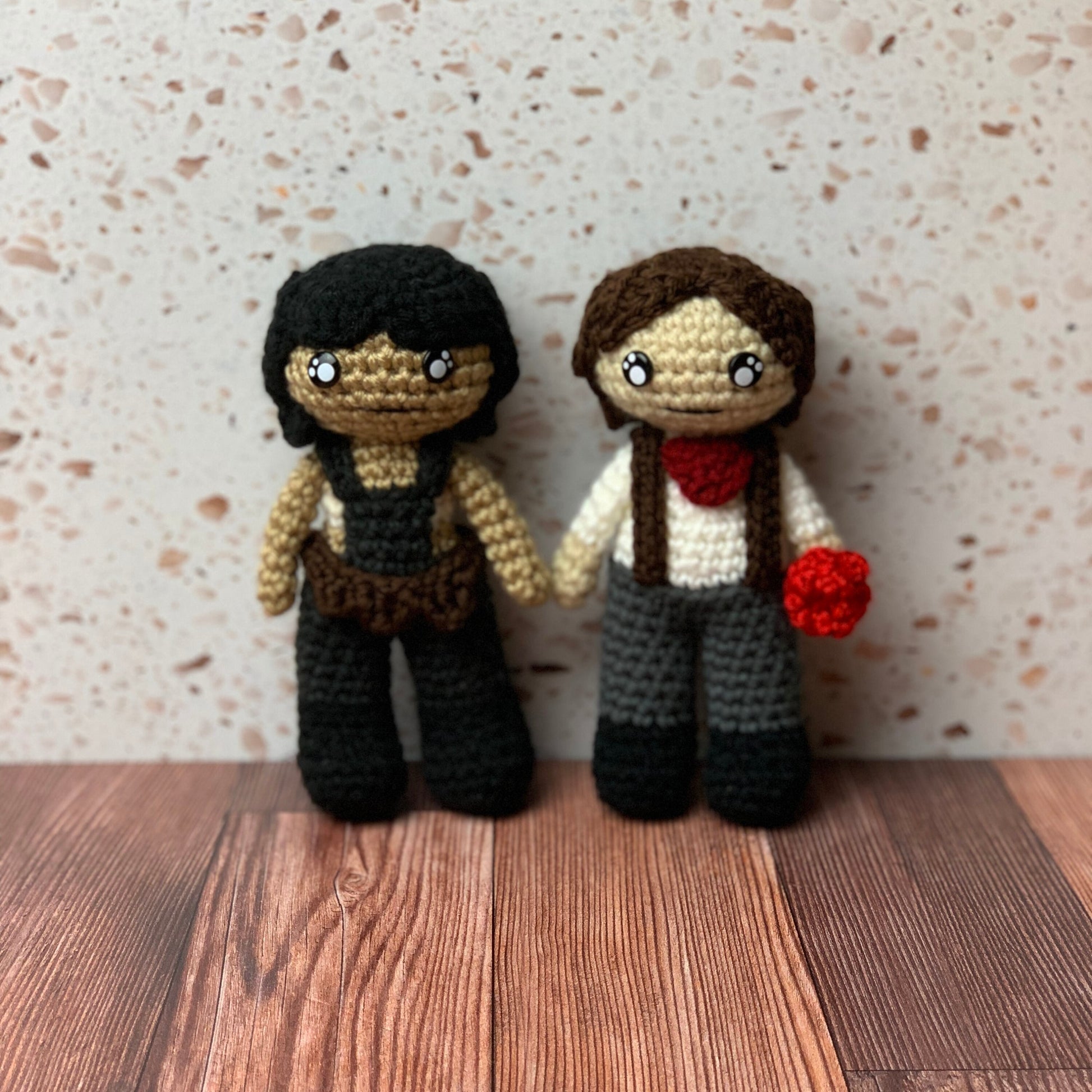 Orpheus and Eurydice from Hadestown OoaK Crochet Companions Knot Sorcery