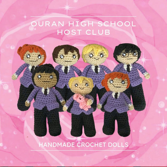 Ouran High School Host Club Inspired OoaK Crochet Companions