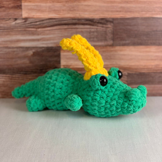 Alligator Loki OoaK Crochet Companion